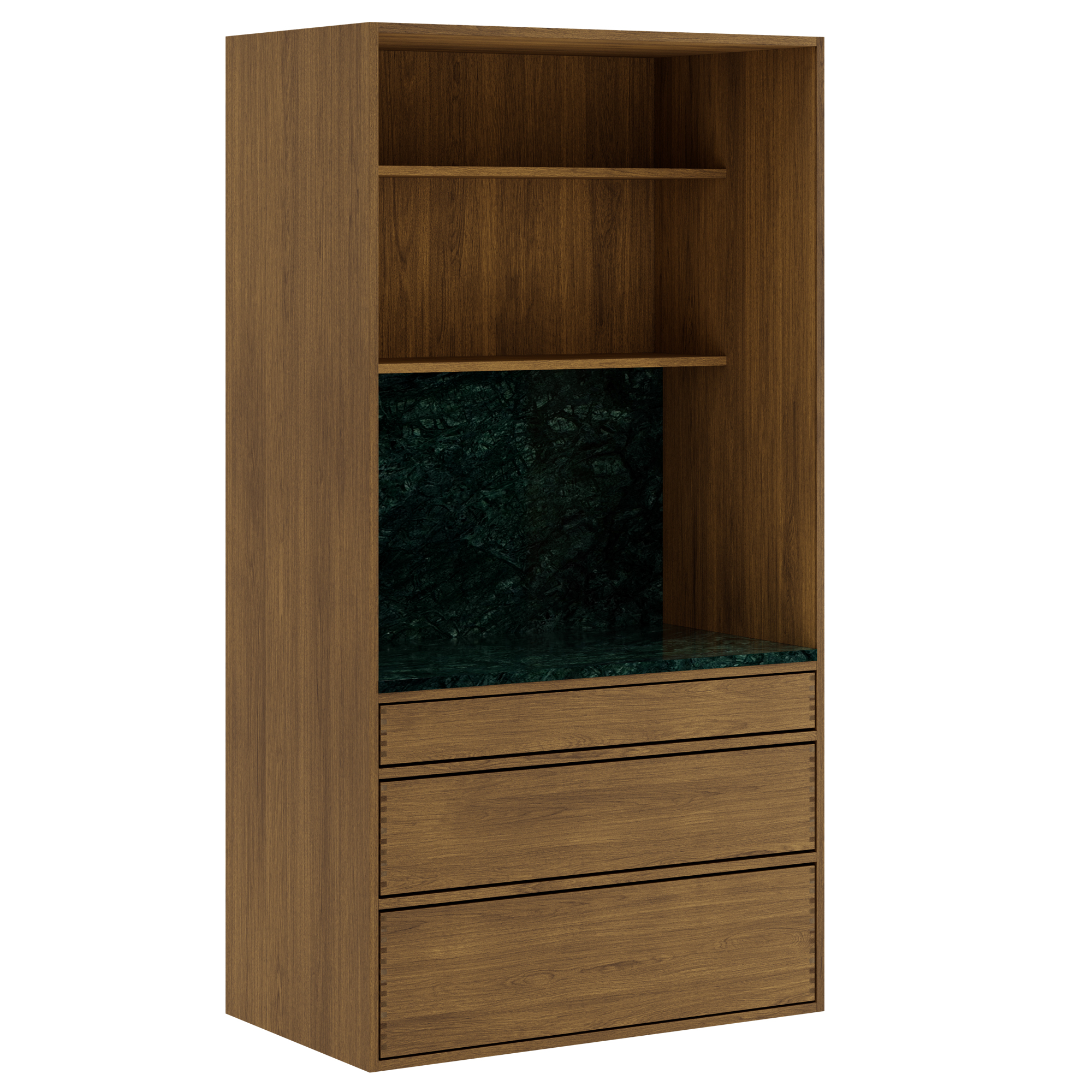 100 cm Donkergekleurd Just Wood Push baristakast