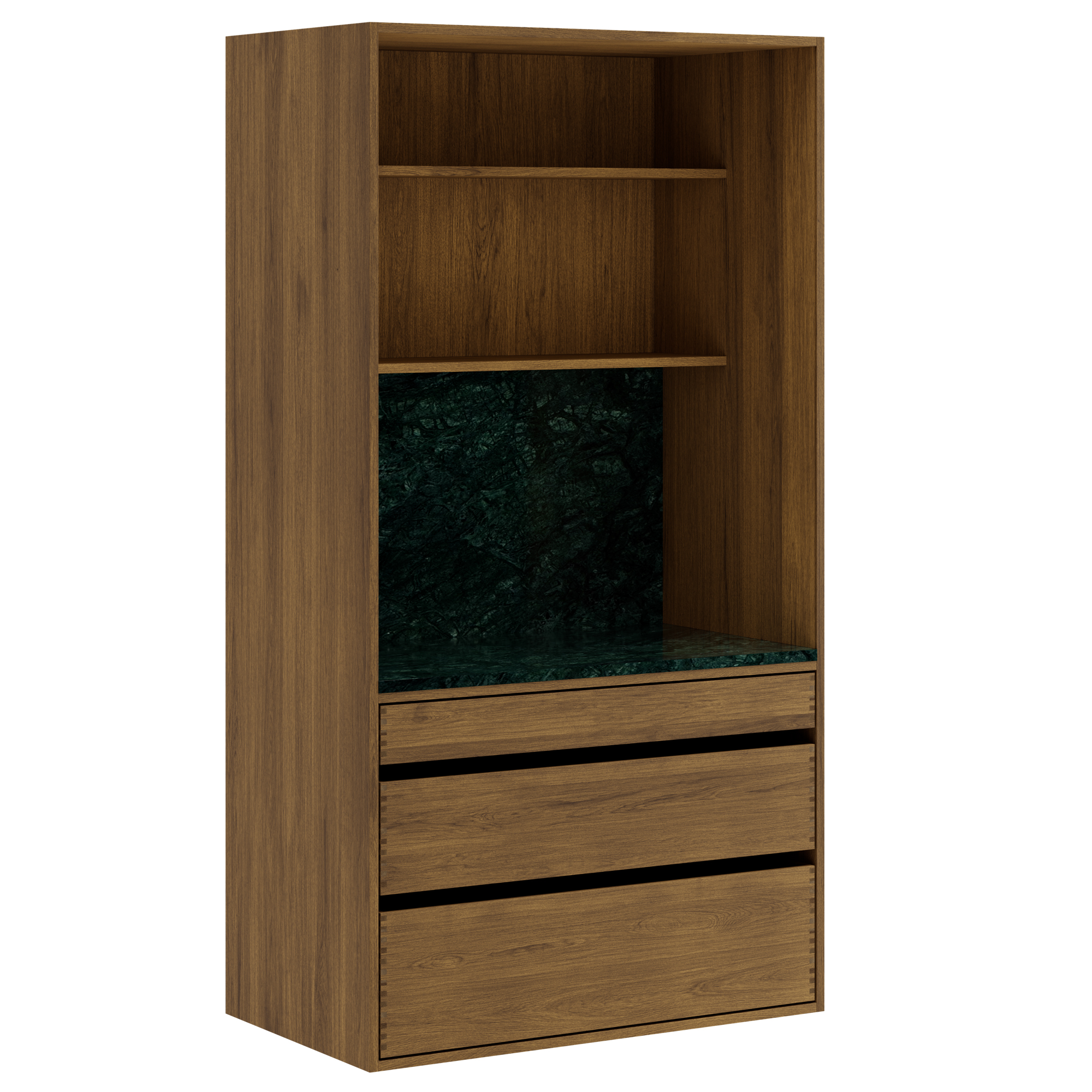 100 cm Donkergekleurd Just Wood Original baristakast