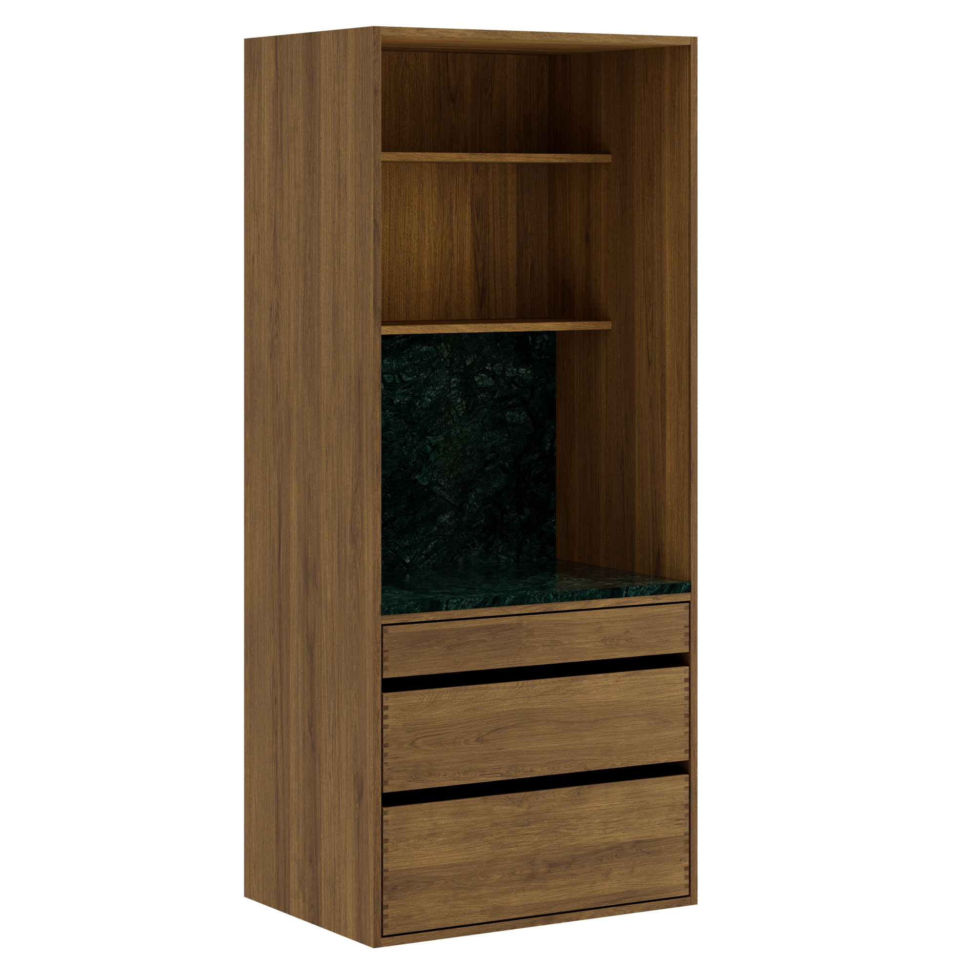 80 cm Donkergekleurd Just Wood Original baristakast