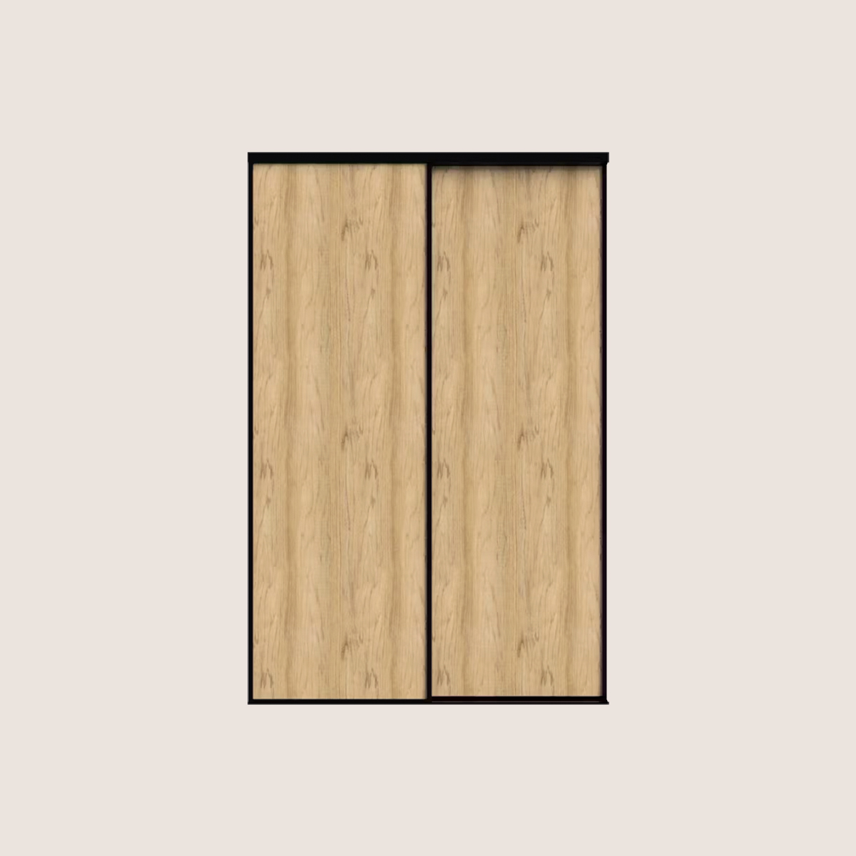 Slimline schuifdeuren - 2 stuks - Totale breedte 100 tot 130 cm.